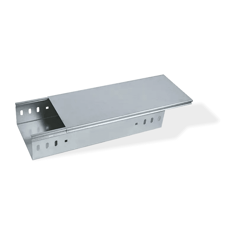 Galvabized steel cable trunking tray with cover