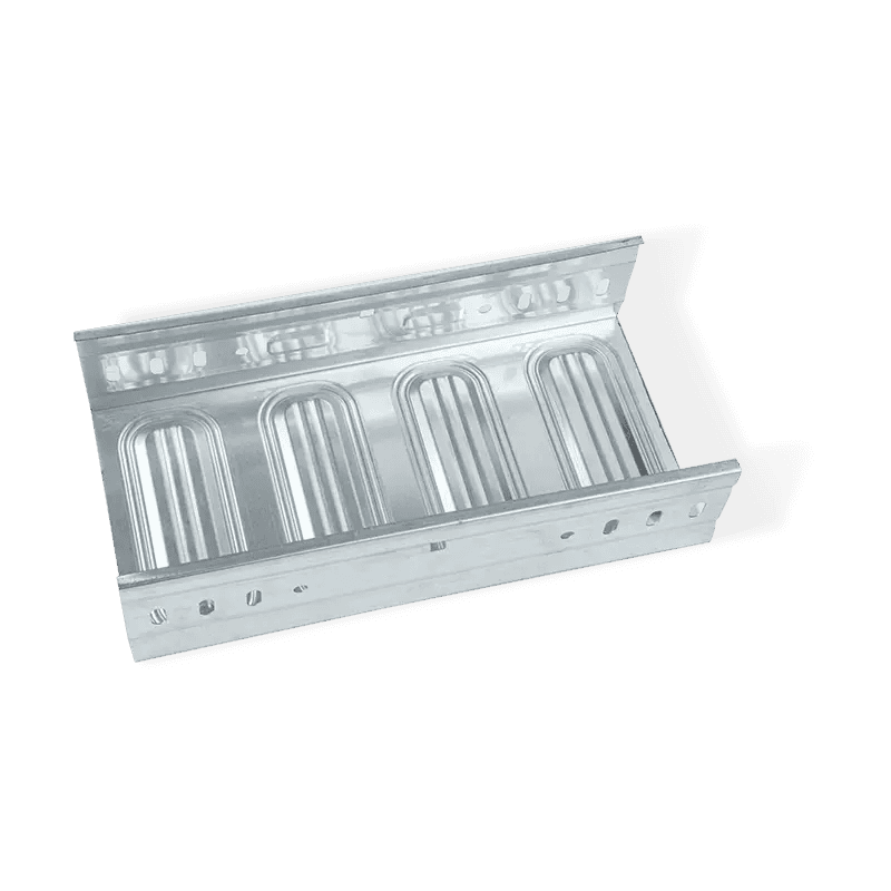 Molded trough cable tray