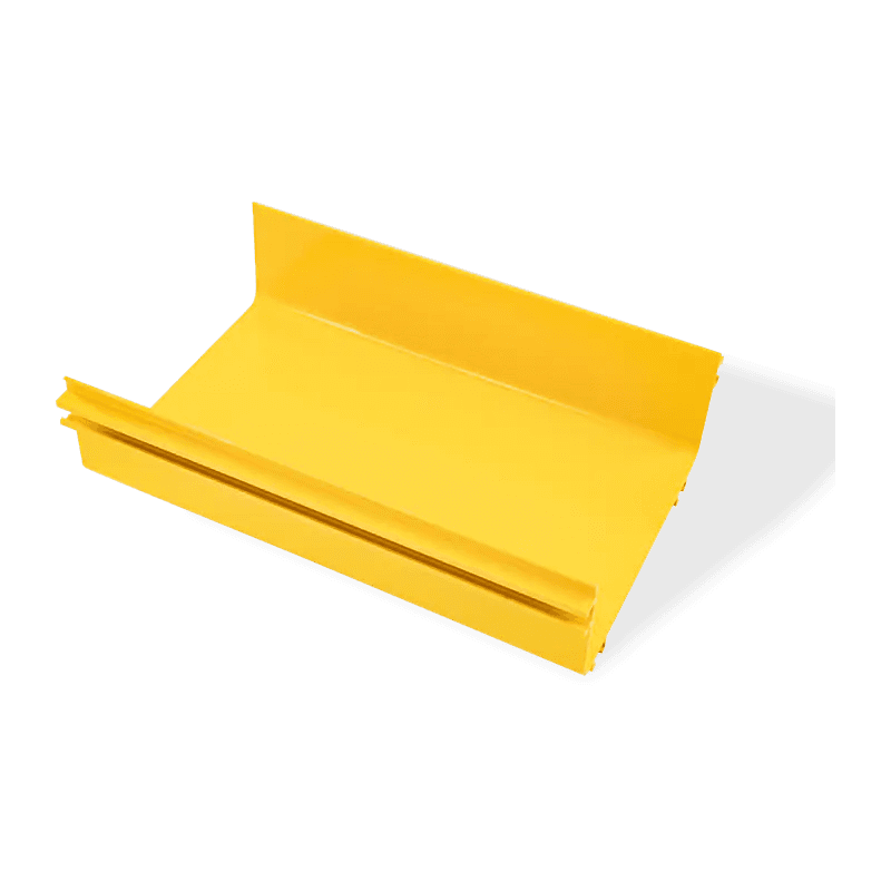 Yellow fiber cable tray plastic pvc raceway fiber optic runner cable tray trunking