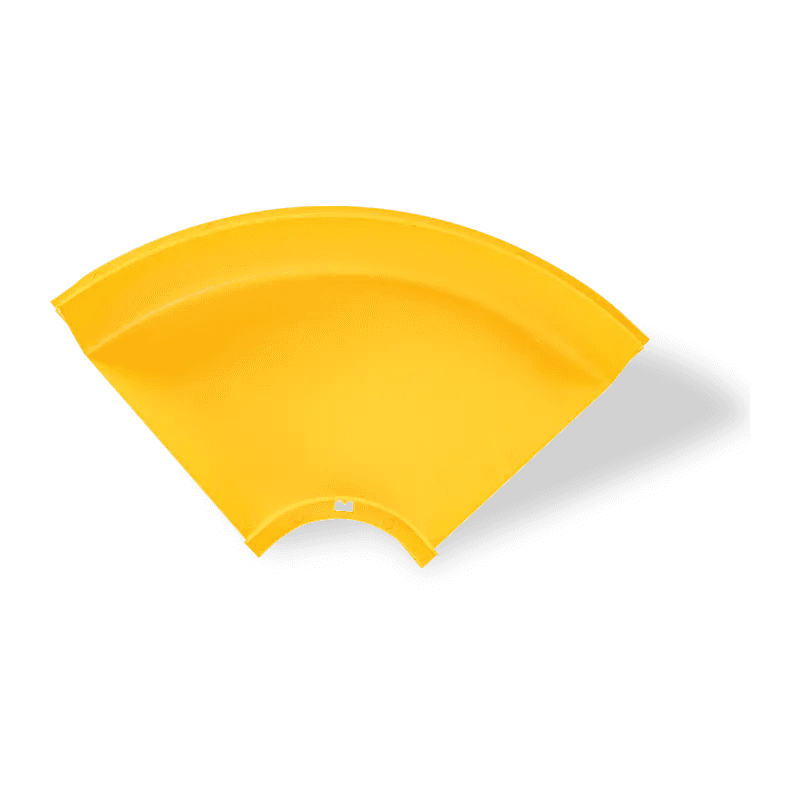 Fiber cable tray horizontal bend