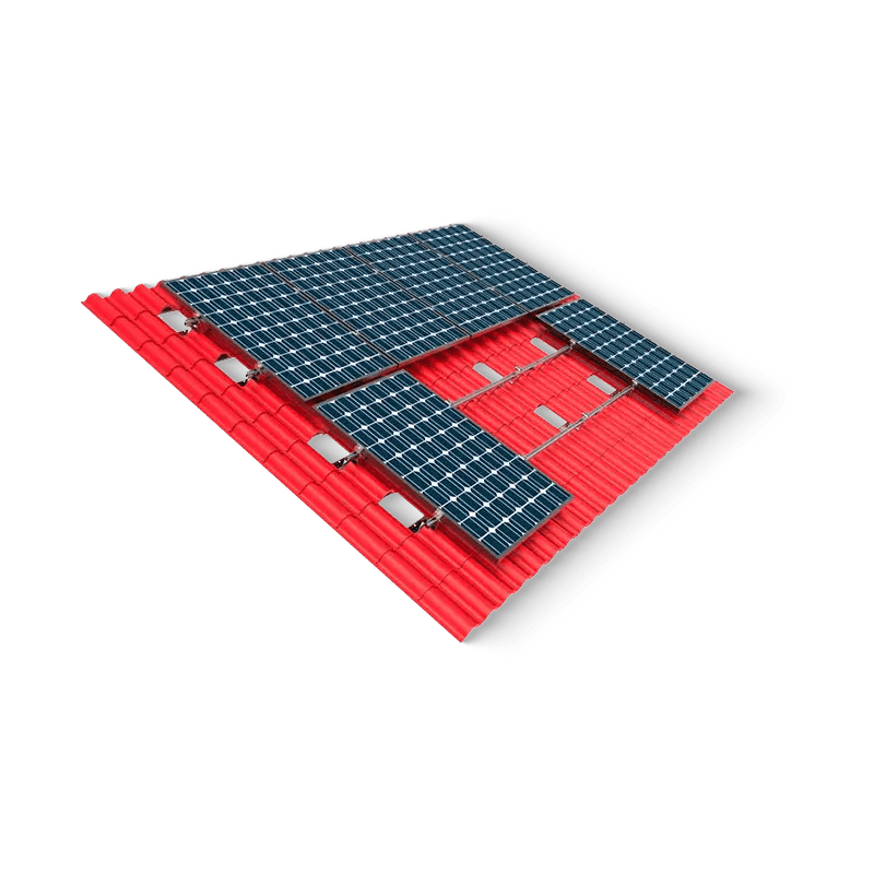 Glazed tile mounting system
