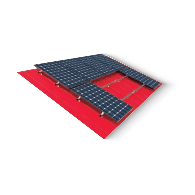Color steel tile mounting stystem